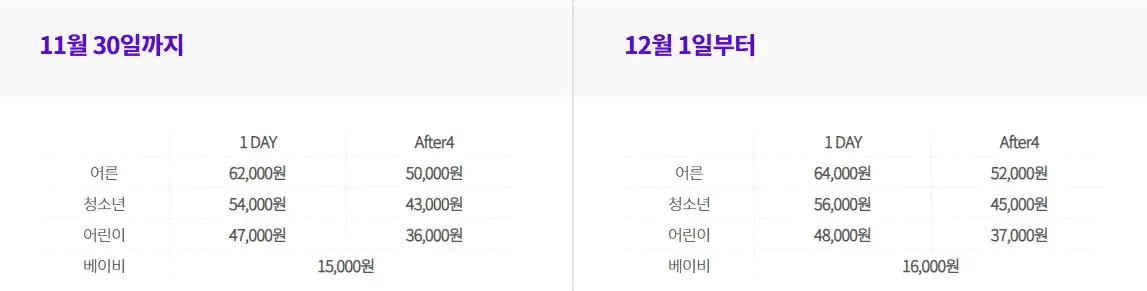 롯데월드-자유이용권-할인-카드-가격