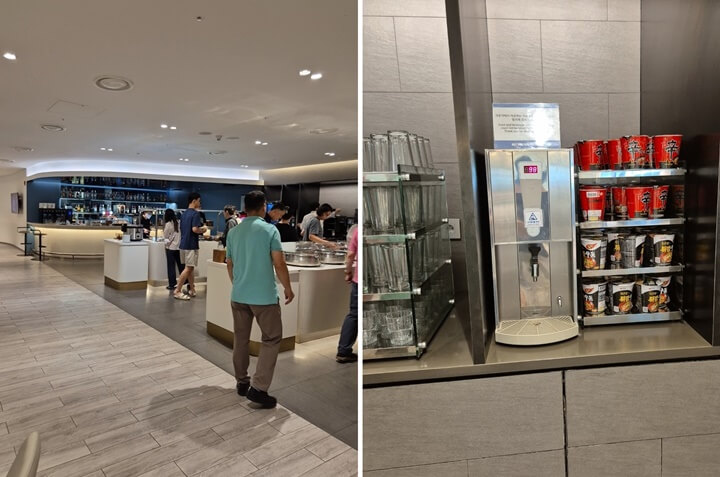 라운지 음식들
