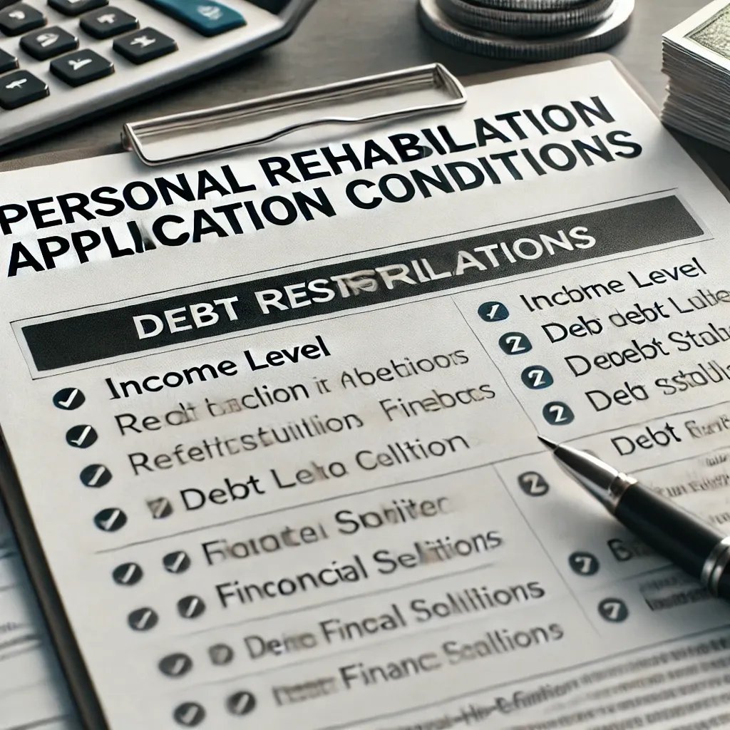 개인회생 신청 조건 및 절차 가이드