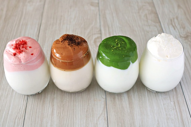 달고나 만드는법, 달고나 커피 만들기, 딸기, 녹차, 연유, 달고나 커피 재료, 달고나 커피 비율