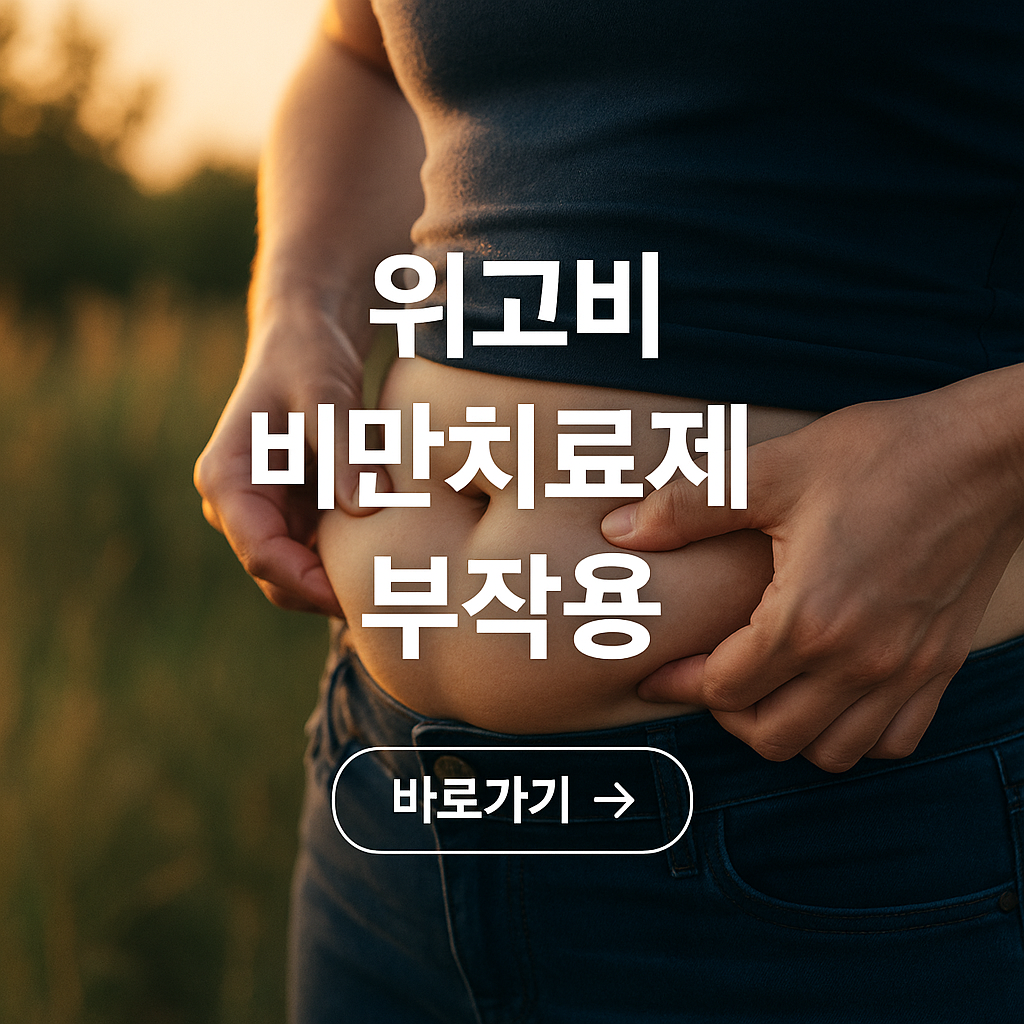 위고비 비만치료제 부작용 주의사항 총정리