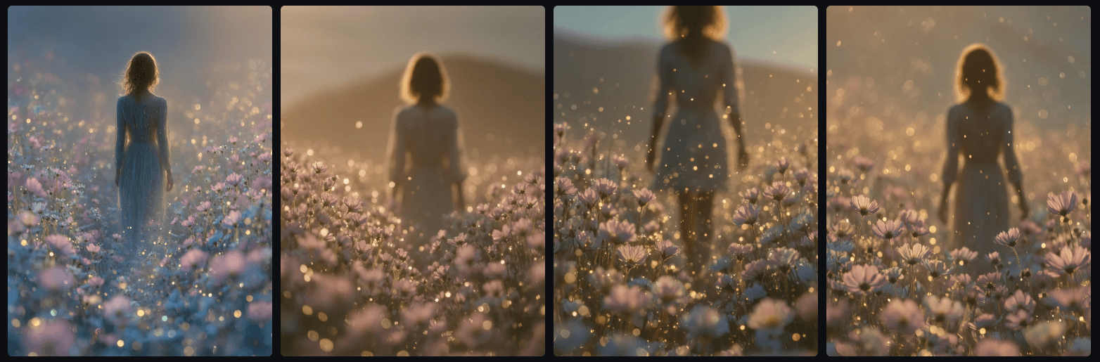 Dreamy 스타일 감성 들판 이미지 예시_Midjourney