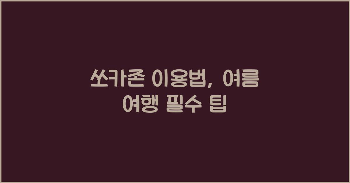 쏘카존