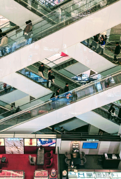 백화점 의 모습