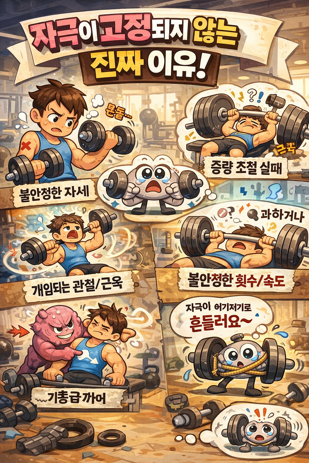 문제 원인: 자극이 고정되지 않는 진짜 이유