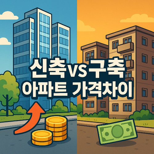 신축vs구축 아파트 가격차이