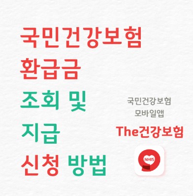 건강보험 환급금