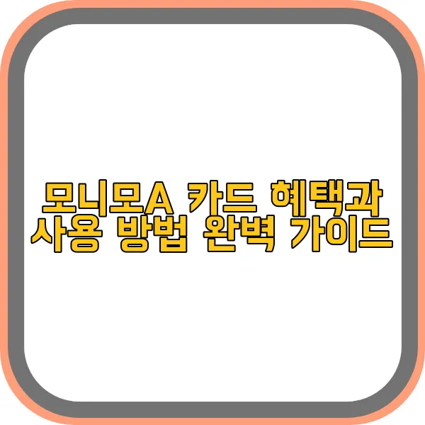 모니모a-카드