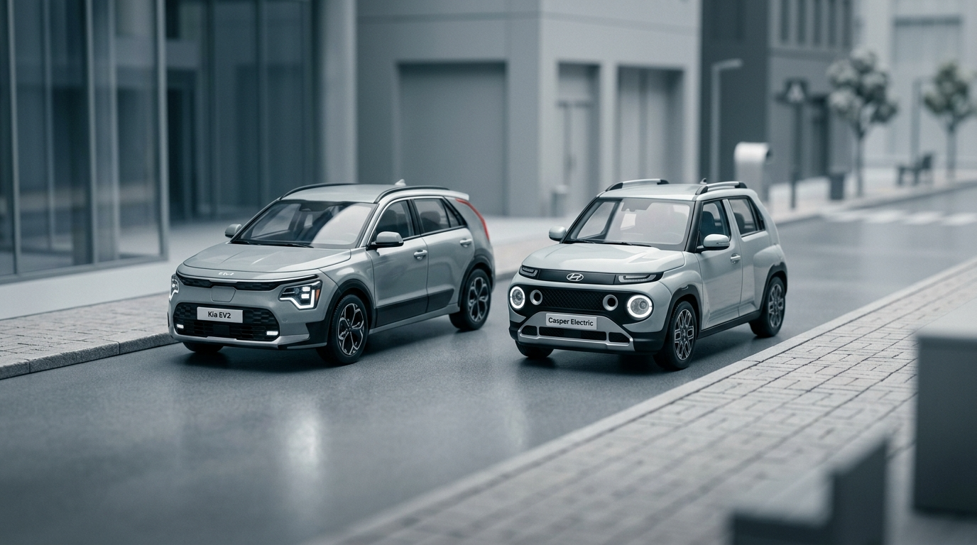 기아 EV2 캐스퍼 일렉트릭 소형 전기 SUV 스펙 비교