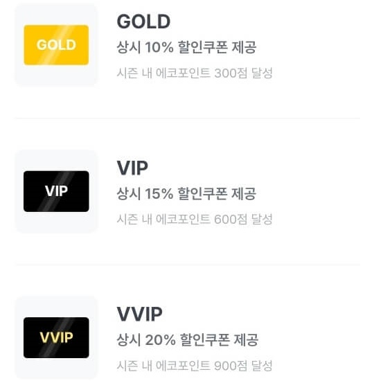 지쿠터 등급 할인