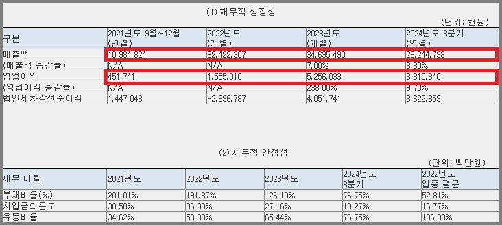 재무 현황