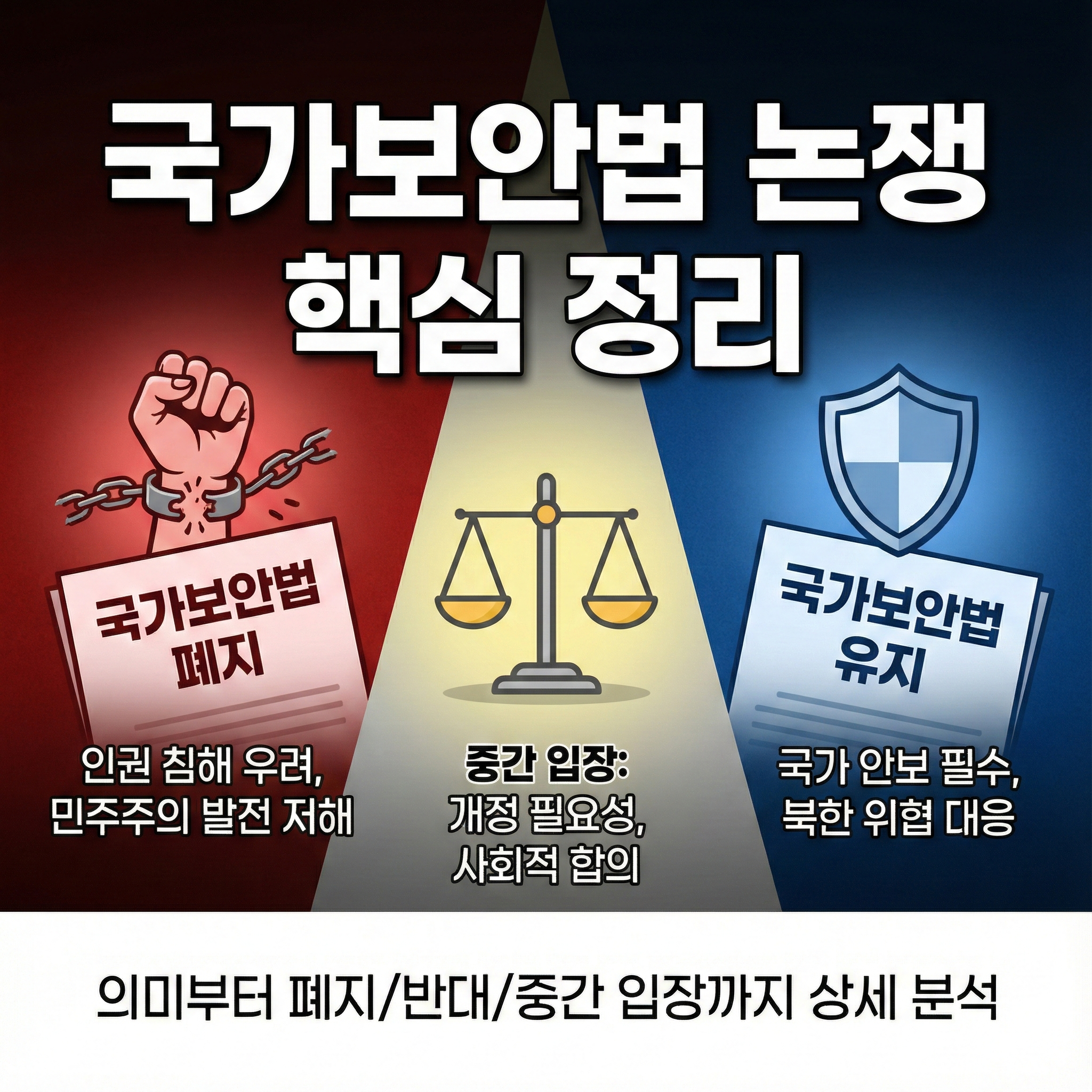 📰 국가보안법 뜻, 폐지 이유와 찬반 의견 총정리