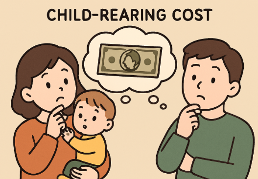 육아비 지출 관련 이미지