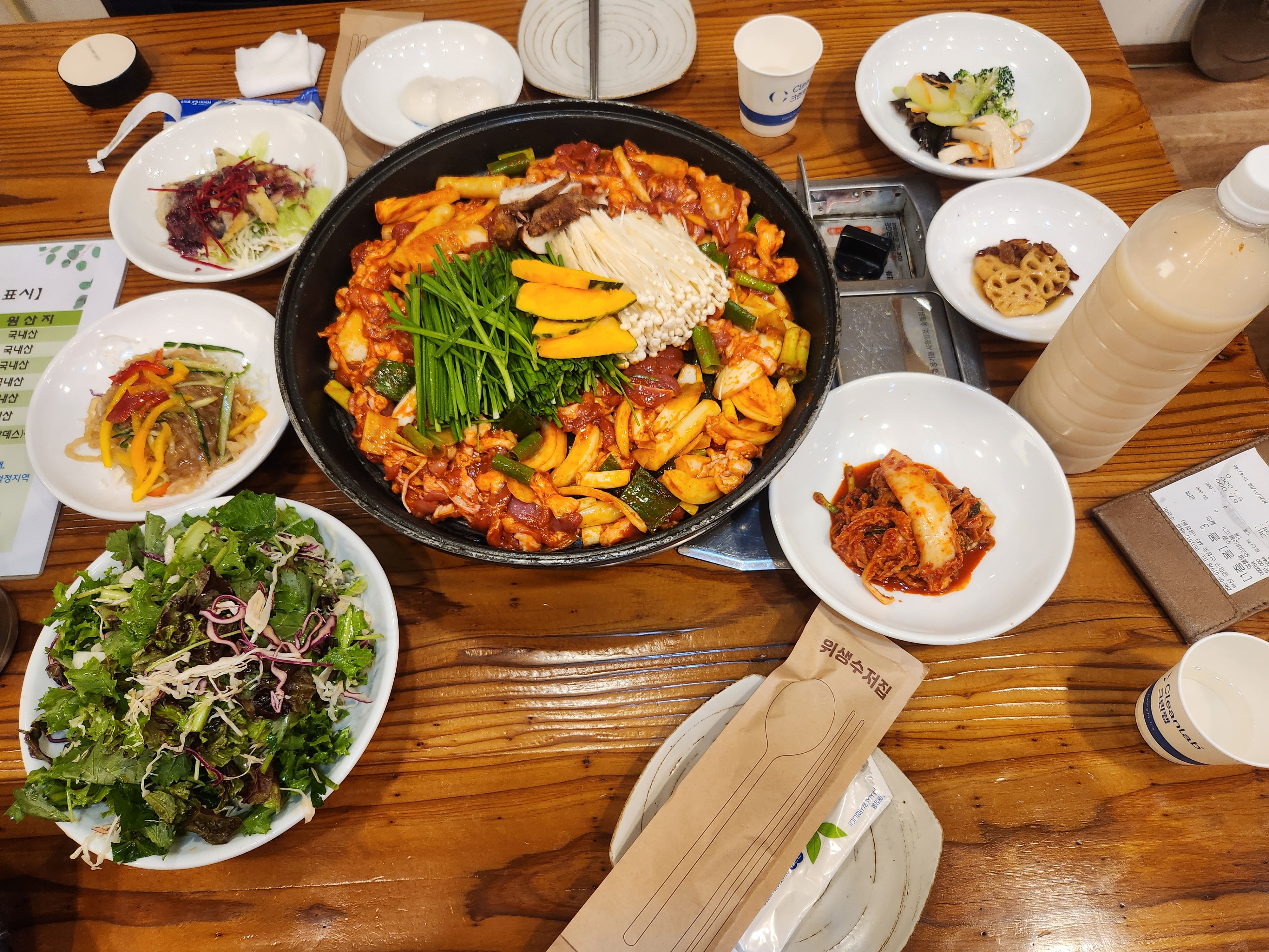 금정산성 오리고기 음식점 금성 사이드메뉴 사진