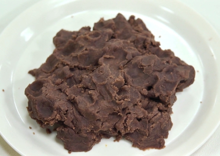 한국의 떡 종류 오그랑떡-팥소