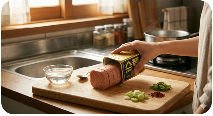 스팸, 통조림 햄 깔끔하게 쏙 빼는 가장 쉬운 방법 3가지