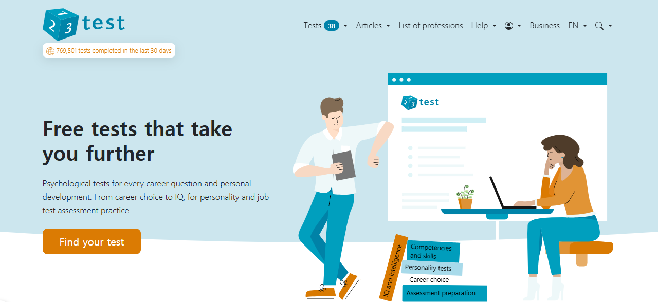 아이큐 테스트 무료 사이트
