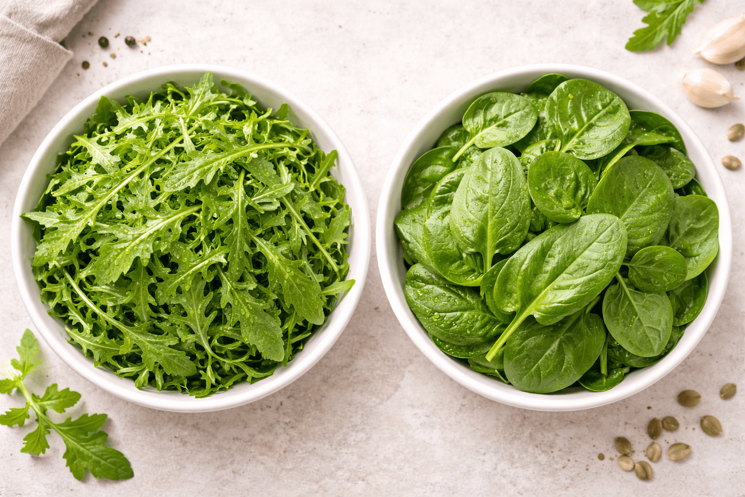 영양 비교: 비타민과 미네랄 구성 차이