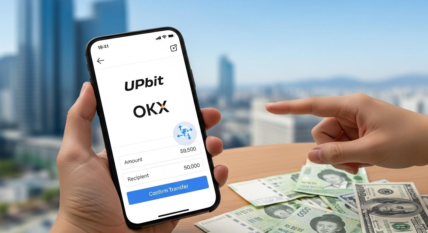 업비트 okx 송금