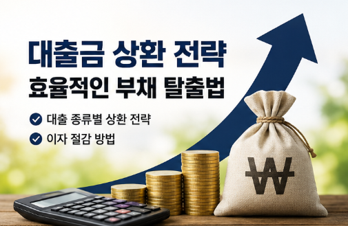 대출금 상환 전략과 효율적인 부채 탈출법 &ndash; 신용대출&middot;주택담보대출&middot;카드론 상환 순서와 이자 절감 방법