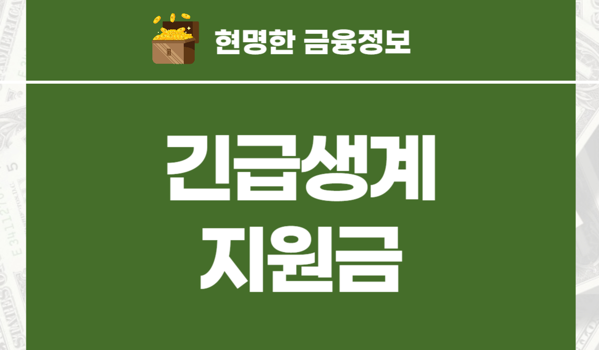 긴급생계지원금