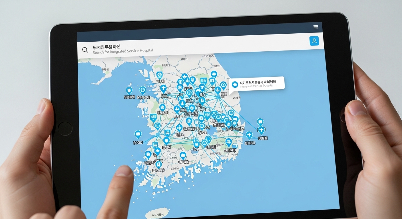 간호간병통합서비스병원찾기