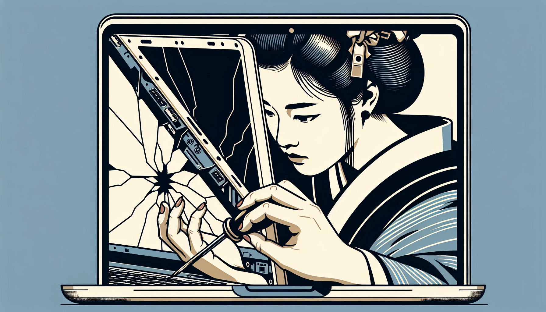 노트북액정수리