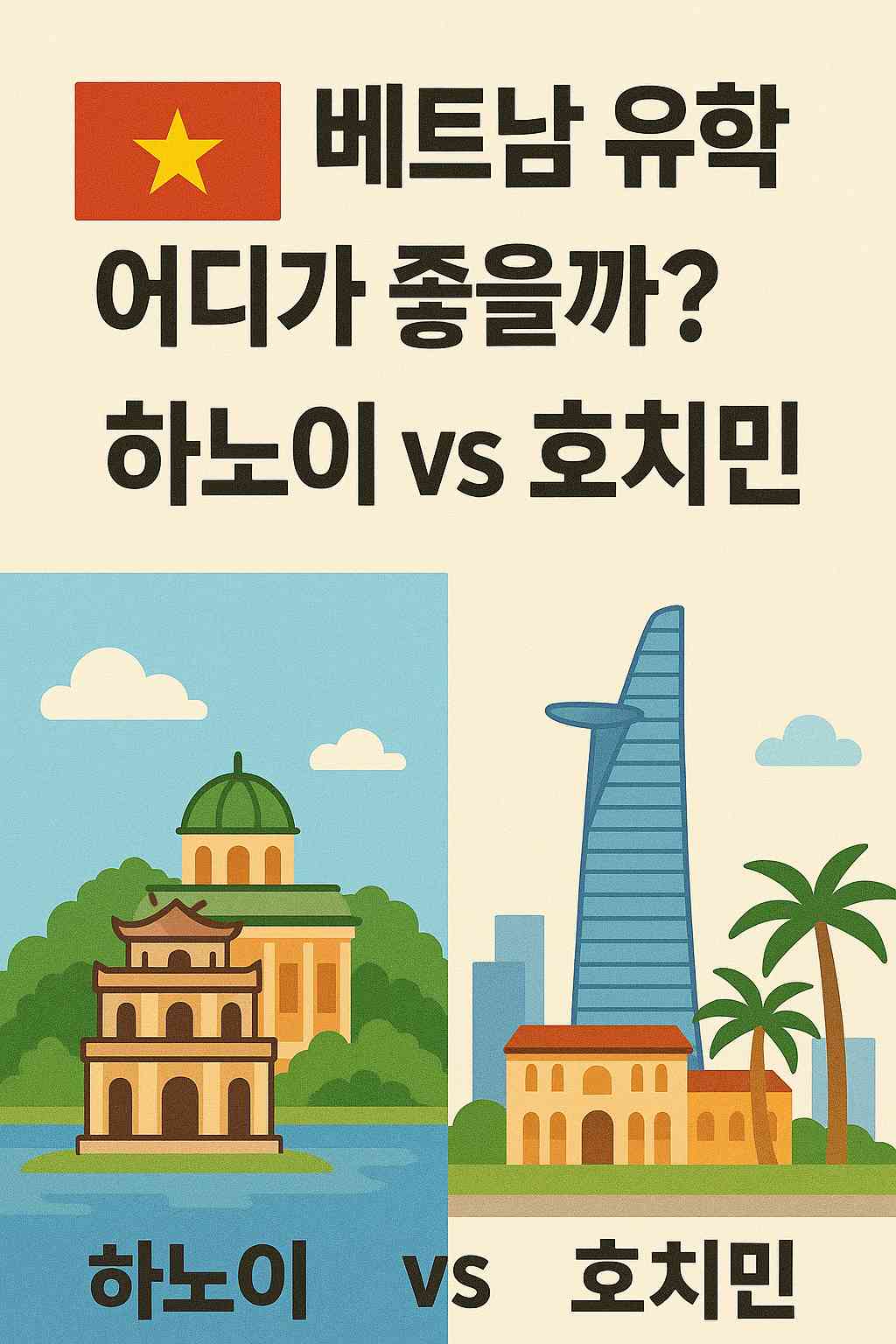 베트남 유학, 하노이 vs 호치민, 어디가 더 좋을까?