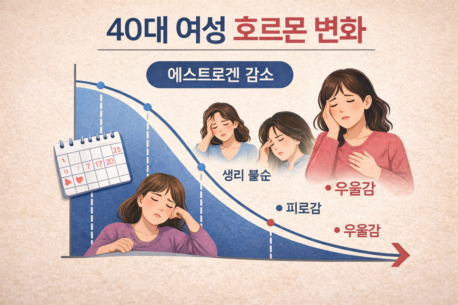 40대 여성 호르몬 변화