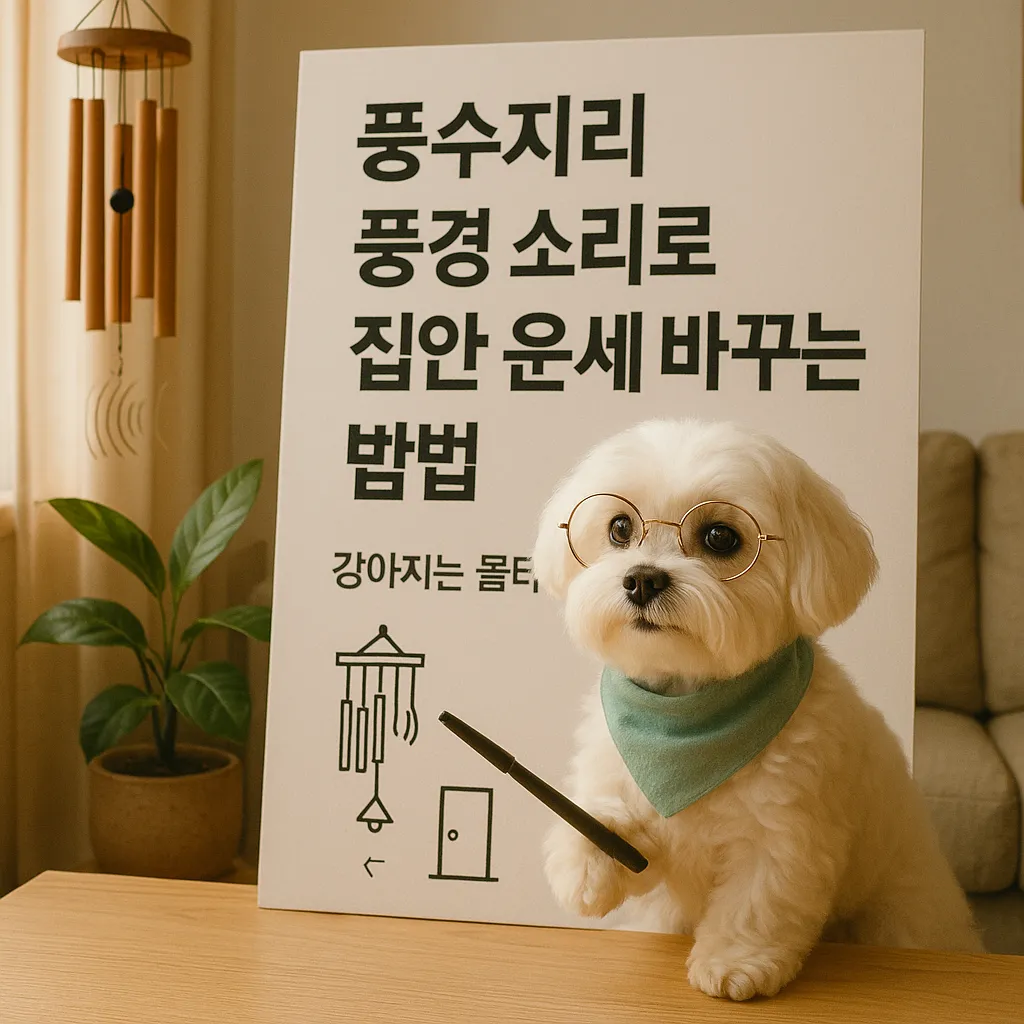 풍수지리 풍경소리로 집안 기운 바꾸는 비법 공개