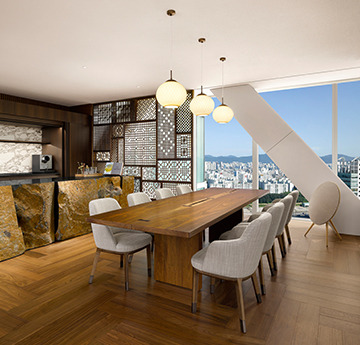 스카이로비 : 나무, 돌, 그리고 통유리가 만드는 공간미