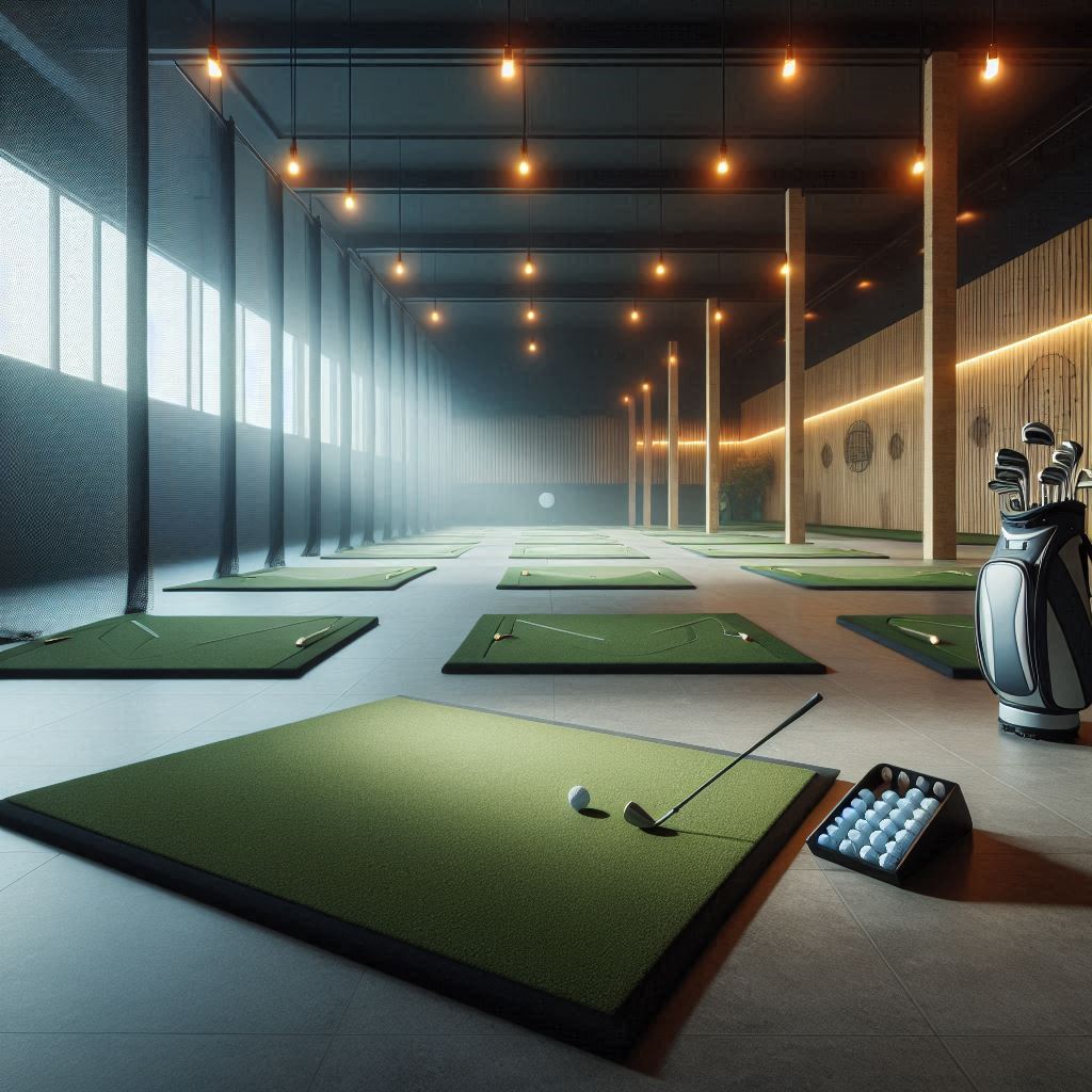 실내골프연습장 배경