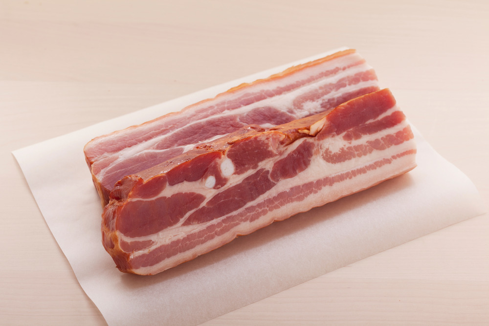 종이호일 위 삼겹살