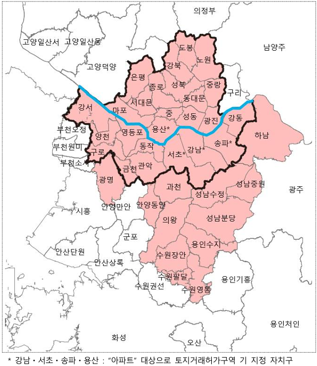 ▲ 서울 전역 토지거래허가구역 지정! 이재명 정부의 초강력 부동산 규제 분석 (그림 : 국토교통부)