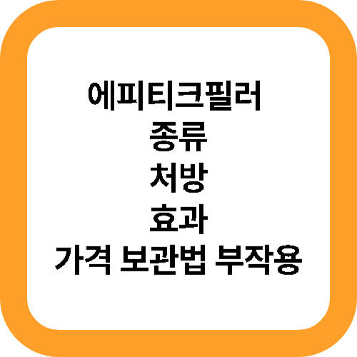에피티크필러 효과 가격 보관법 대표사진