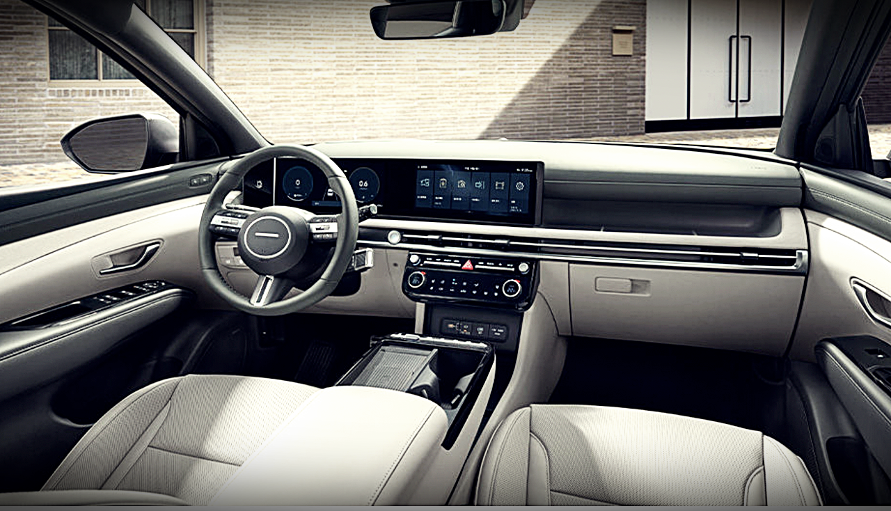 투싼 F/L 내부 디자인(인테리어)1