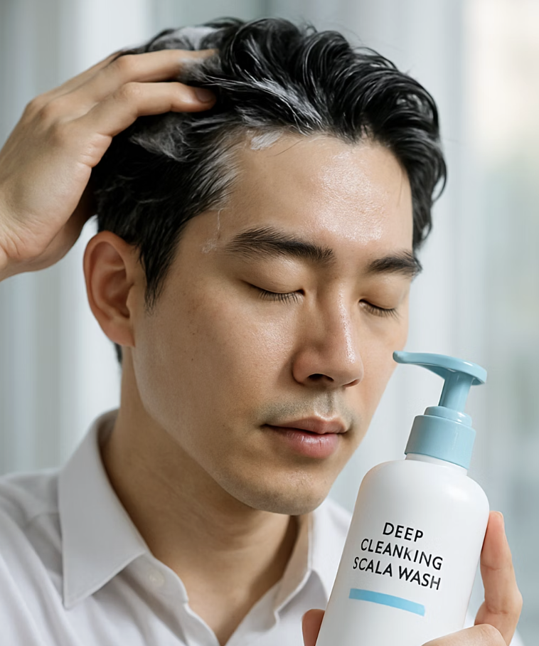 지성 비듬, 남기지 말고 꼼꼼히 씻기