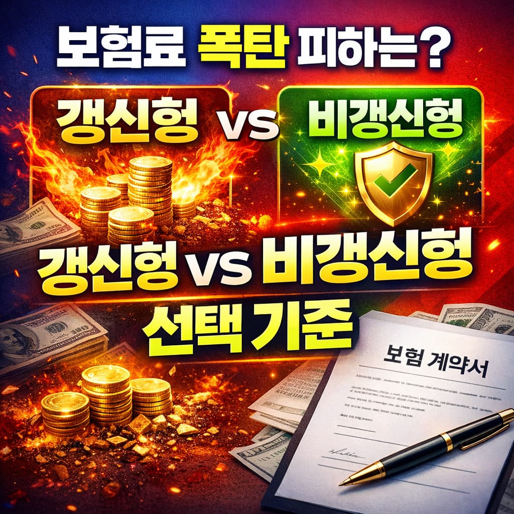 보험료 폭탄을 피하기 위해 반드시 알아야 할 선택 기준