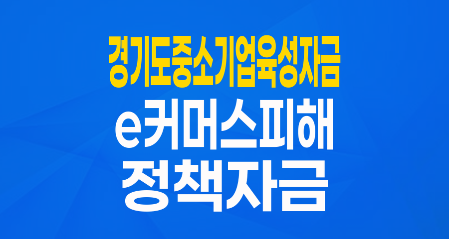 티몬&middot;위메프 미정산 피해 중소기업을 위한 희망! 경기도 특별경영자금 완벽 분석