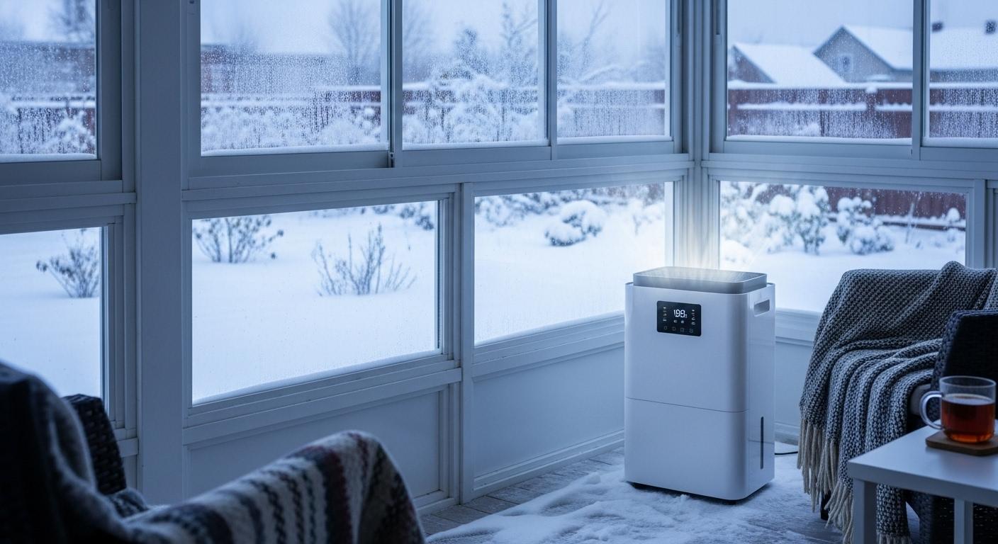 제습기 겨울 베란다