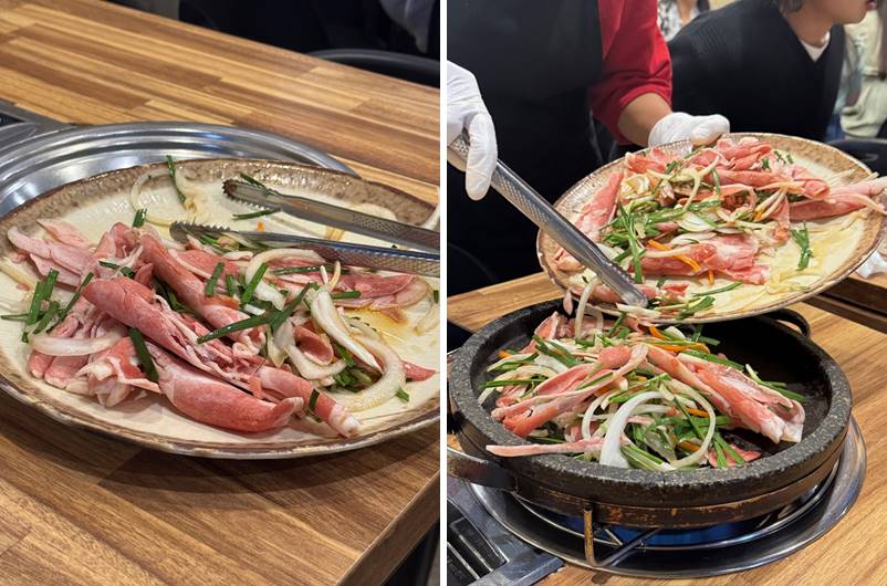 오리불고기 2인분