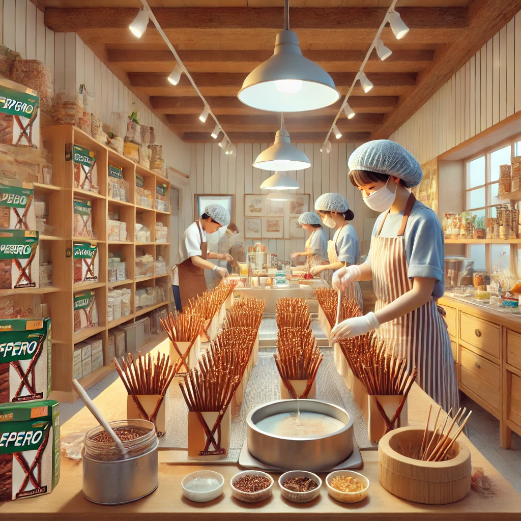 빼빼로데이 선물 추천 ai가 그린 빼빼로 만드는 모습