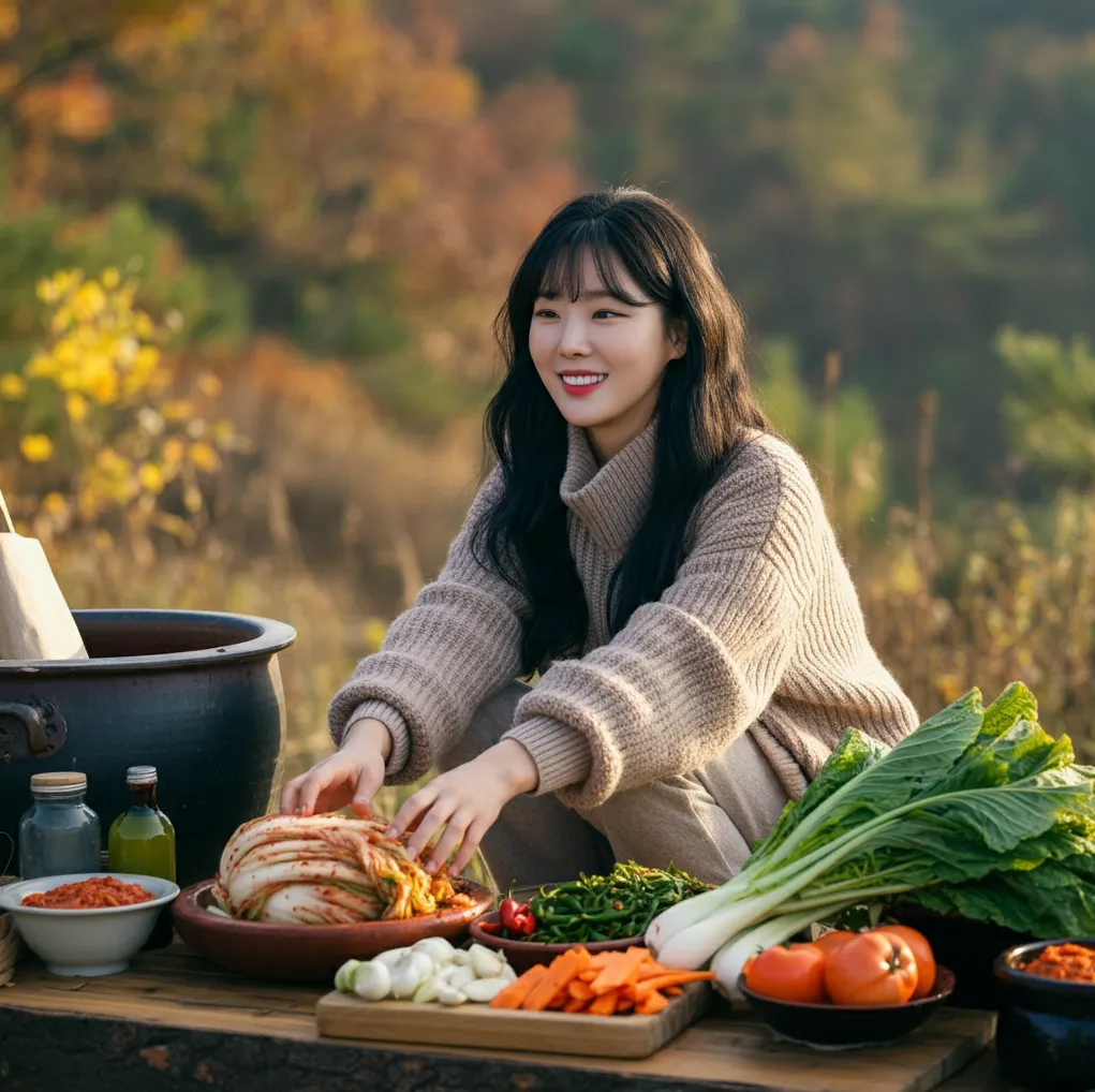 진부김장축제에서-김장체험하는-한국여자02