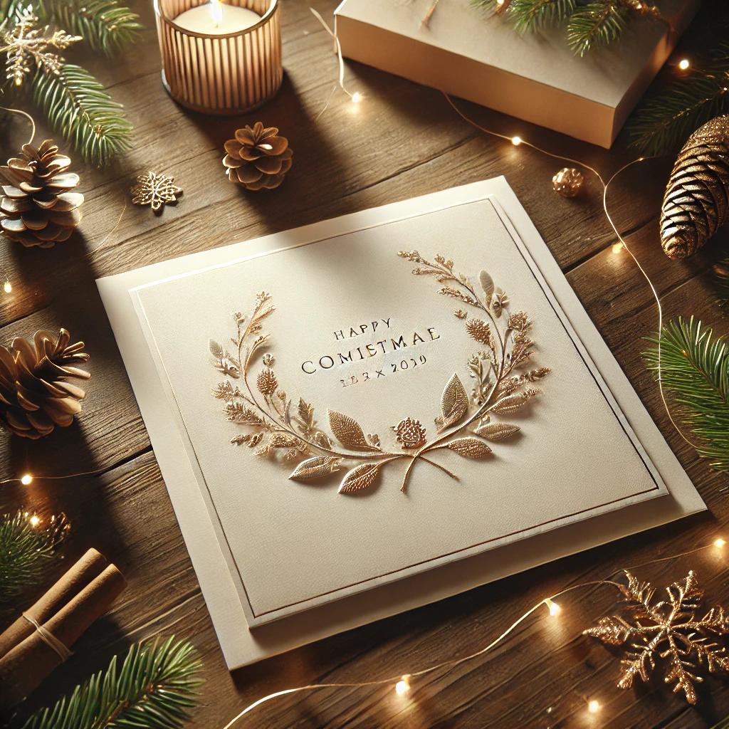 연말 인사 카드