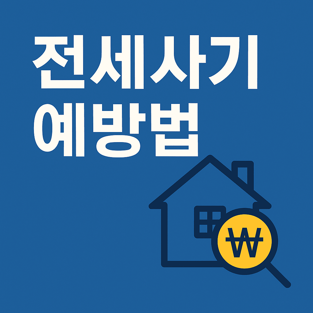 전세사기 예방법|전세보증금 지키는 확실한 방법