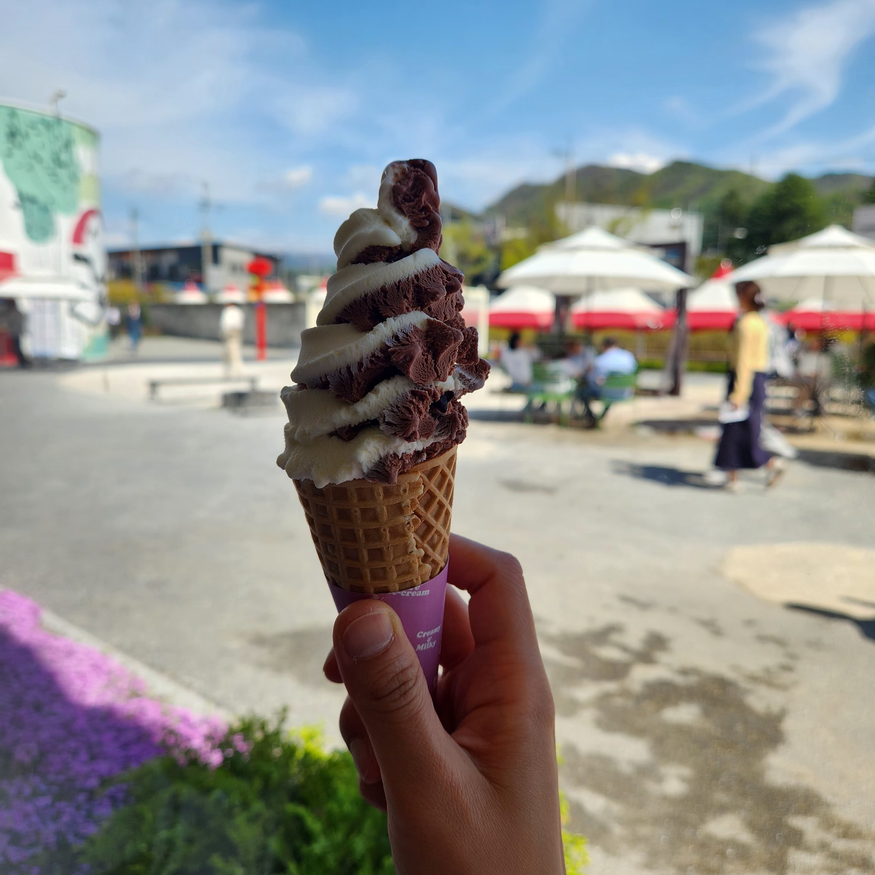 김유정레일바이크-내부카페-아이스크림