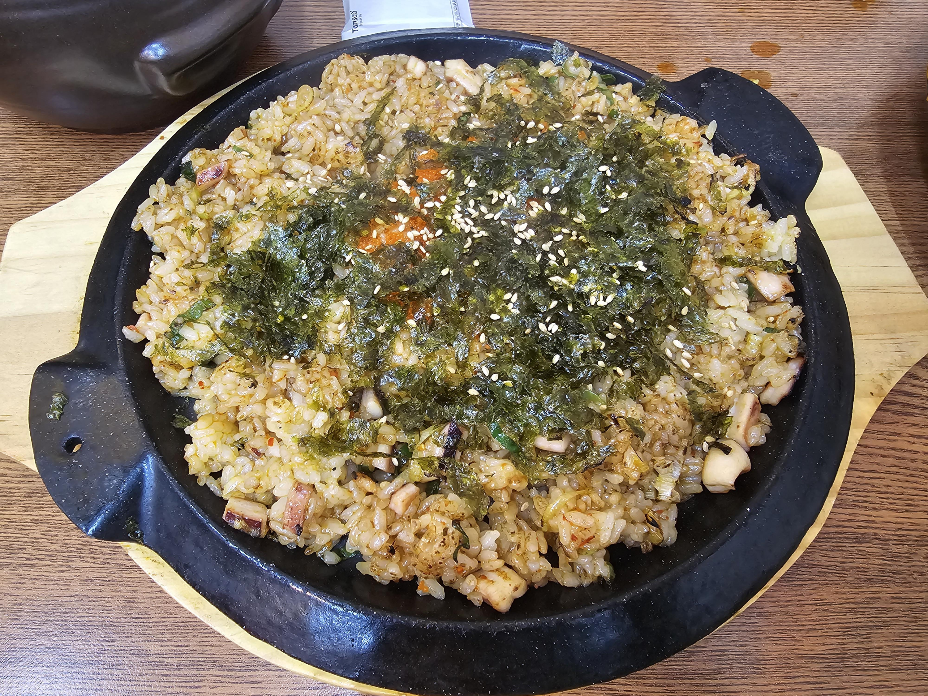 오징어철판볶음밥