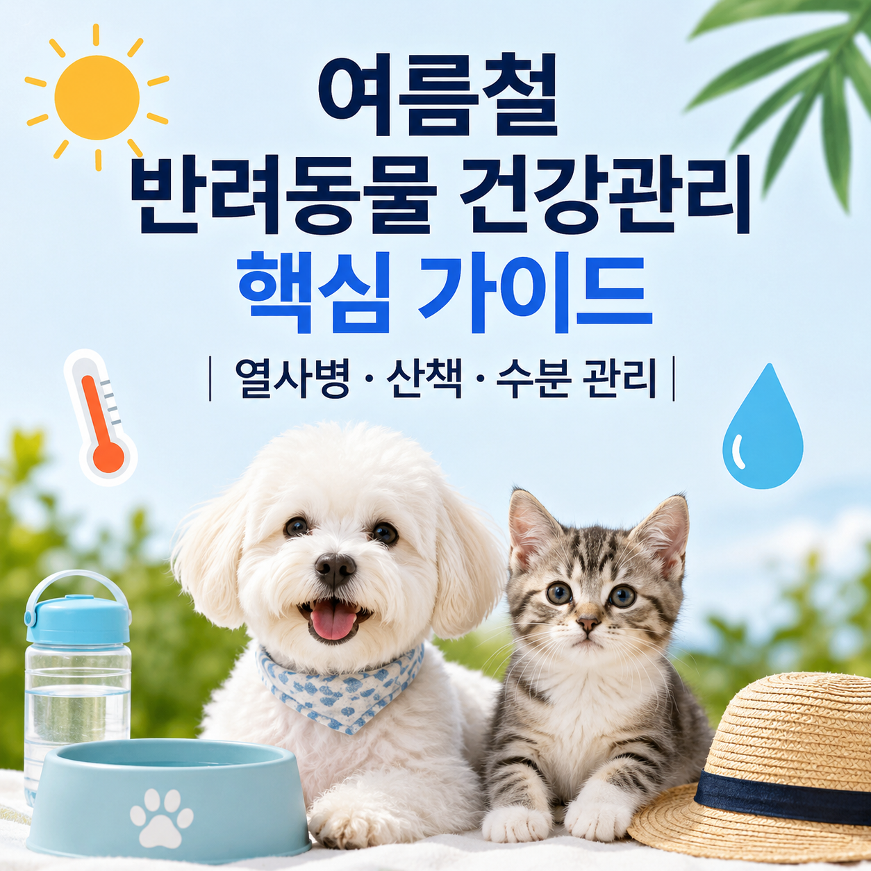 여름철 반려동물 건강관리
