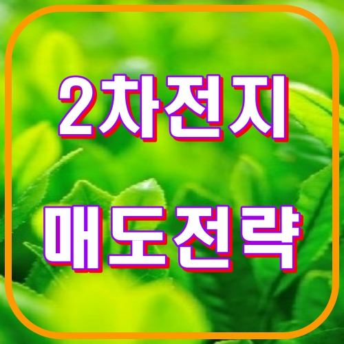 2차전지 매도전략