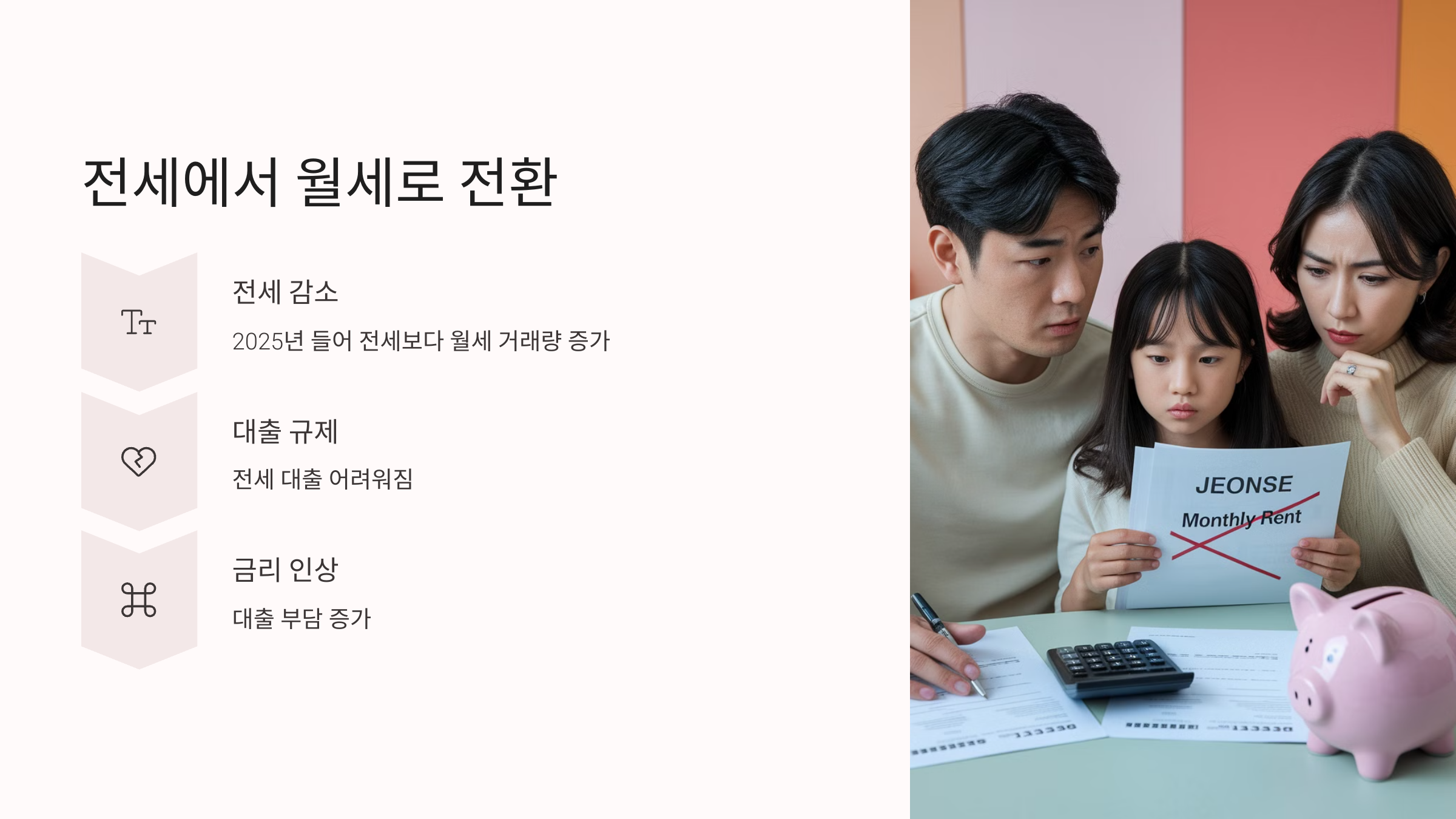 전세에서 월세로 전환